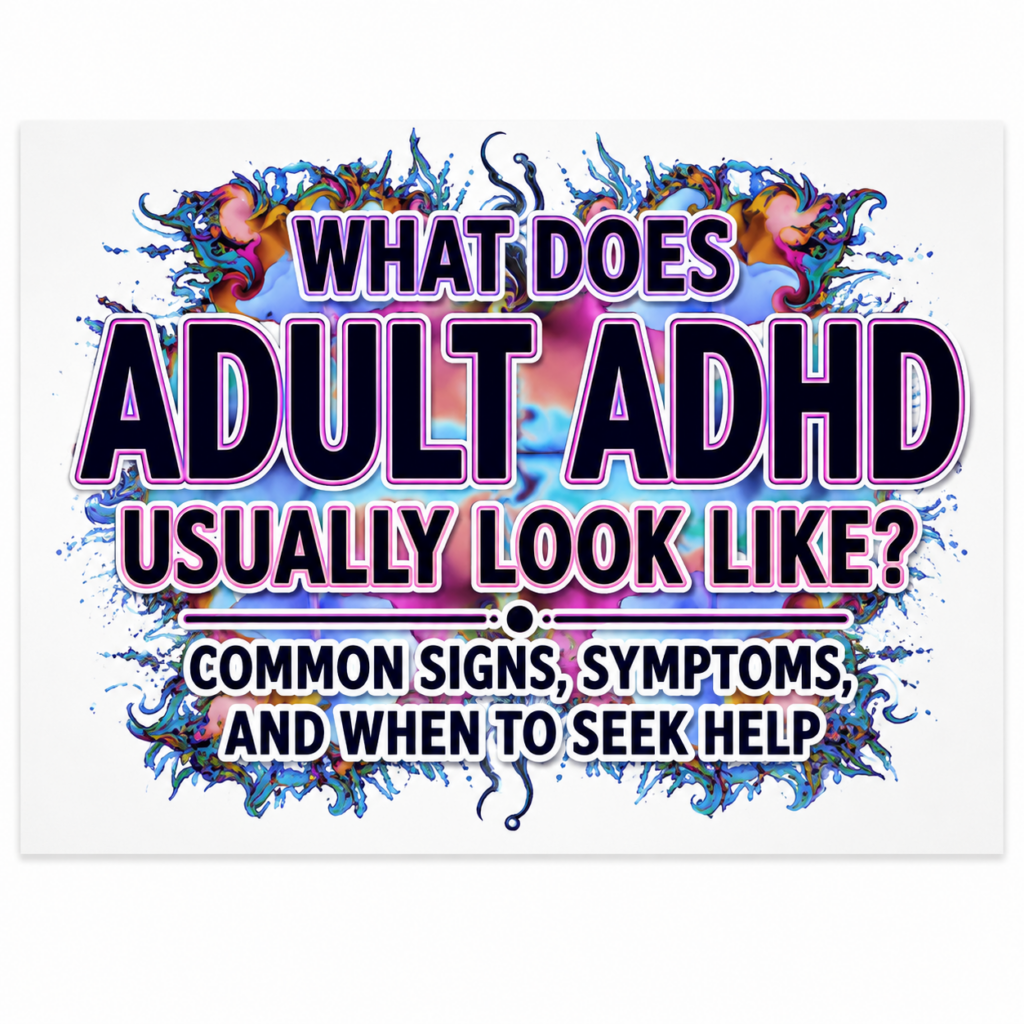 What Does Adult ADHD Usually Look Like? Common Signs, Symptoms, and When to Seek Help